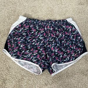 nike multi color running dry fit shorts